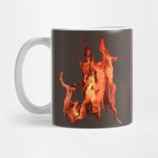 Low Poly Fire Mug